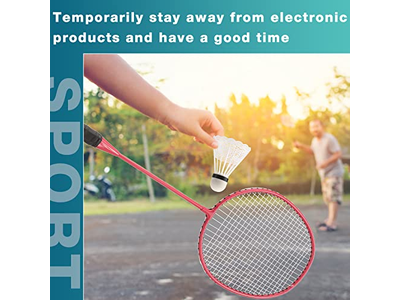  10 Packs Badminton Rackets Set with 15 Shuttlecocks