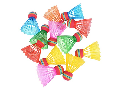 12pcs Outdoor Shuttlecocks Resistant Badminton