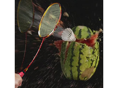 2 Player Graphite Badminton Racket Set 