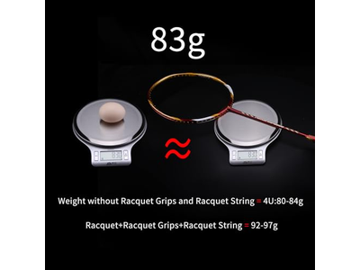 2 Player Graphite Badminton Racket Set 