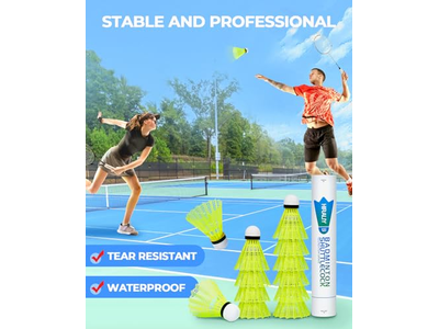 Badminton Shuttlecocks Birdies,Nylon Shuttlecocks