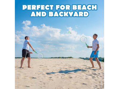 Kids Badminton Rackets Set with Soft Grip