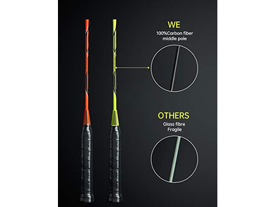 Professional Carbon Fiber Badminton Rackets