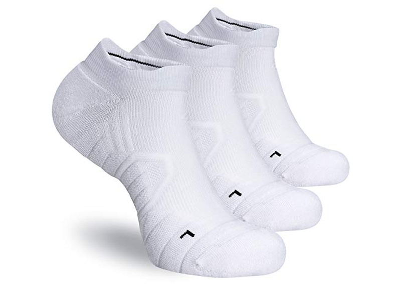 Running Socks Cushion Padded Moisture Wicking Low