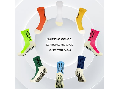 Soccer Socks Anti Slip Non Slip Men's Athletic Socks