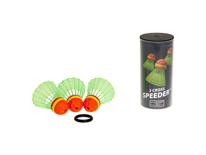 Speedminton Cross 3Pk Speeder TubeBirdies