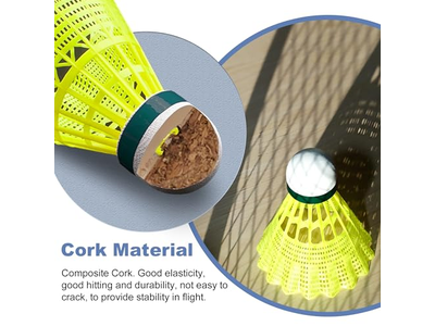 Badminton Shuttlecocks Nylon Badminton Shuttlecocks Birdies Durability Stability