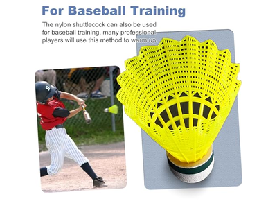 Badminton Shuttlecocks Nylon Badminton Shuttlecocks Birdies Durability Stability