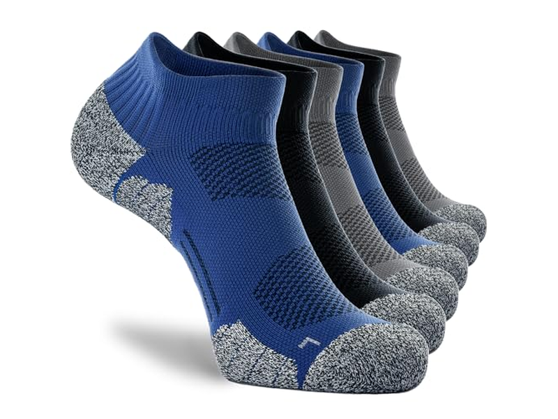 Cushioned Compression Athletic Ankle Socks Multipack